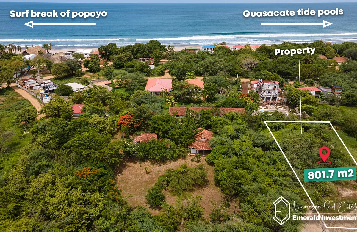 Residential Lot for Sale Near Guasacate Beach, Nicaragua