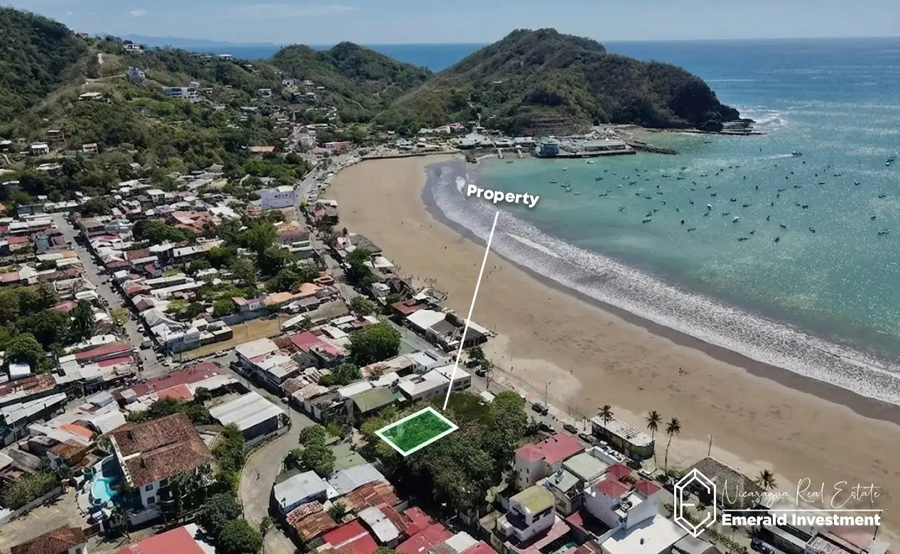 Commercial Lot Steps from the Beach in San Juan del Sur